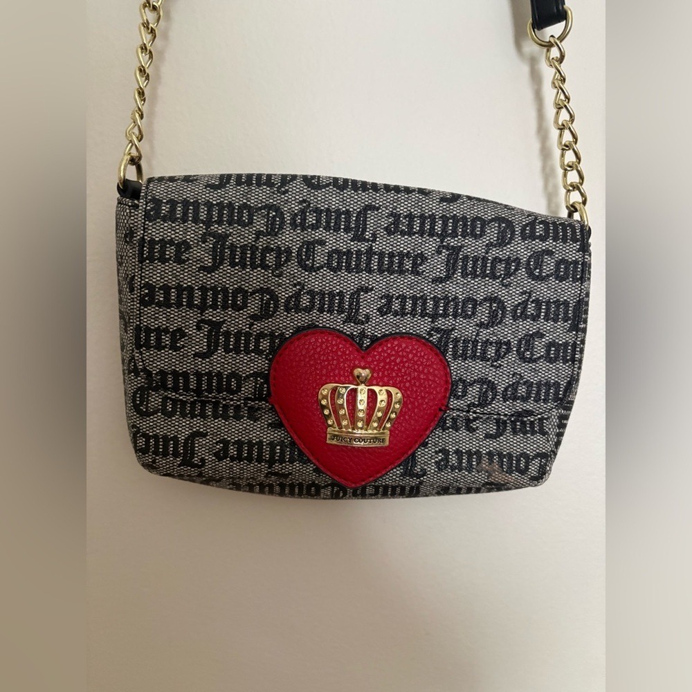 Vintage Juicy Couture  Heart Crown Mini Crossbody